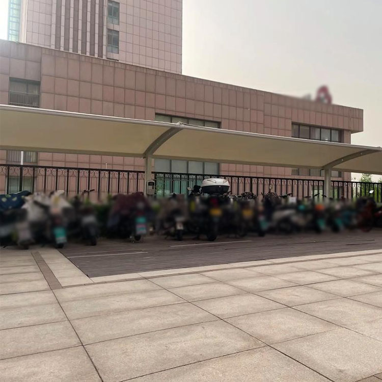 紫金县膜结构电动车棚