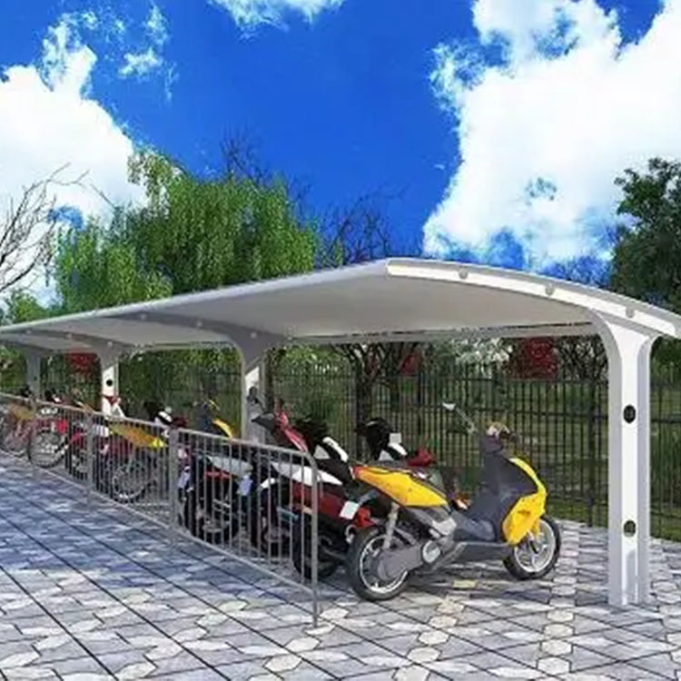 紫金县膜结构电动车棚